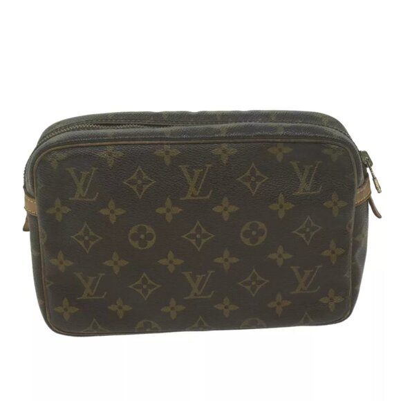 LOUIS VUITTON Monogram Compiegne 23 Clutch Bag - Picture 2 of 7